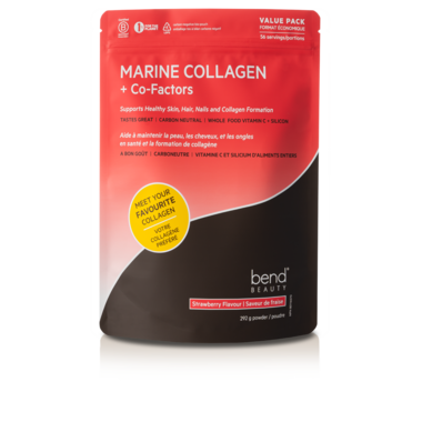 Bend Beauty Bend Beauty -  Marine Collagen + Co-Factors Strawberry Flavour 292g