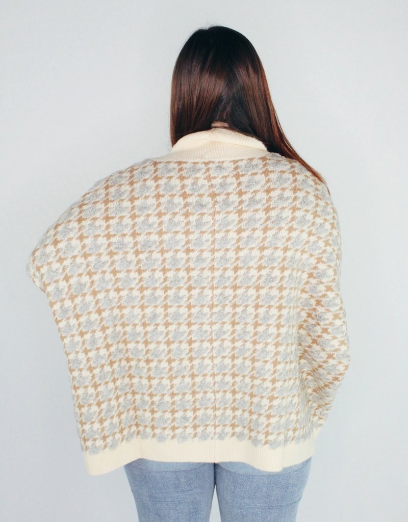 Look by M Houndstooth Cardigan