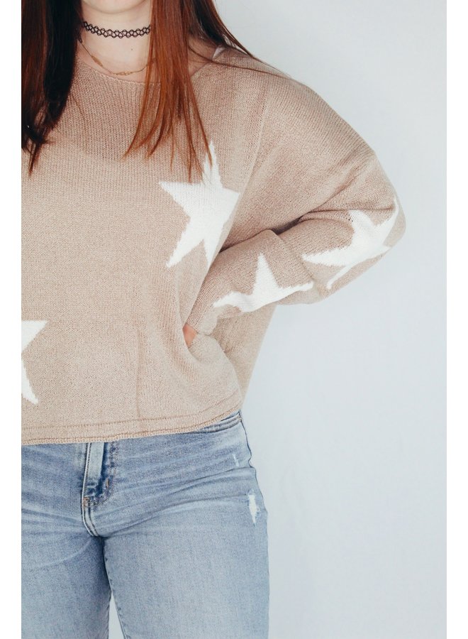 Don't Be Shy Star Sweater
