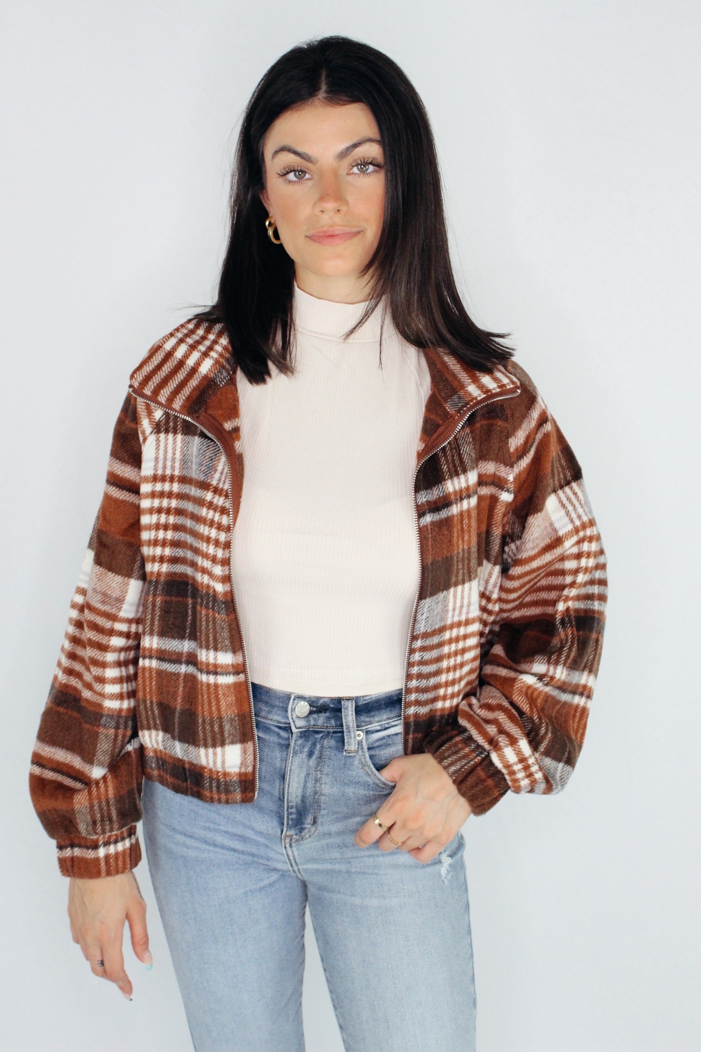 Hyfve plaid jacket Clearance