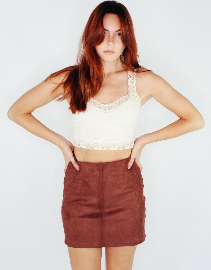 She + Sky PerSUEDE Me to Love You Skirt