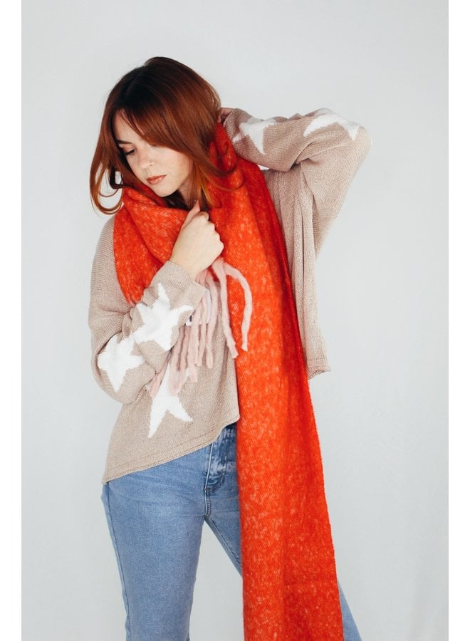Soft Touch Fringed Scarf