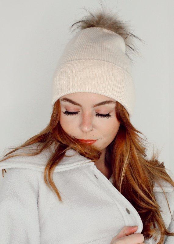 Look by M Cashmere Blend Beanie