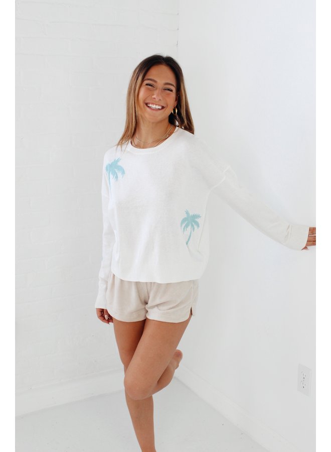 Larisa Palm Tree Sweater