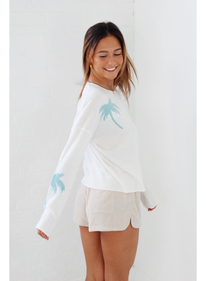 Larisa Palm Tree Sweater