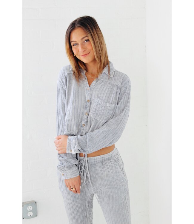 Midnight Button Down