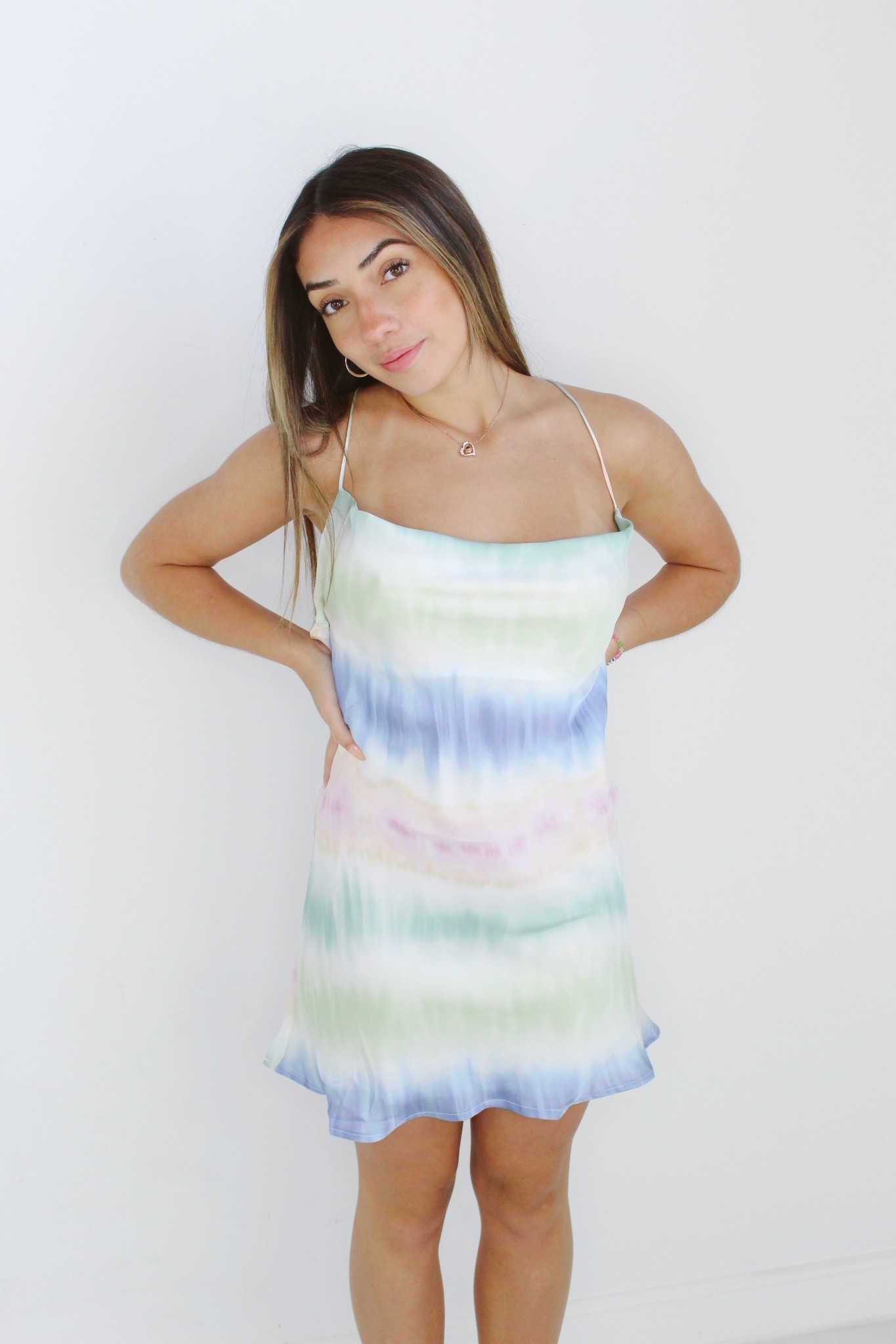 Tie neck dress zara cheap