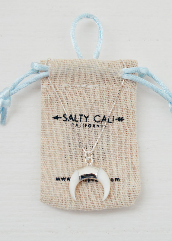 Salty Cali Silver Crescent Horn