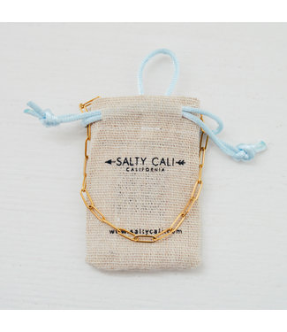 Salty Cali Paperclip Necklace
