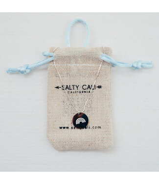 Salty Cali Silver Lil' Tokens Rainbow Necklace