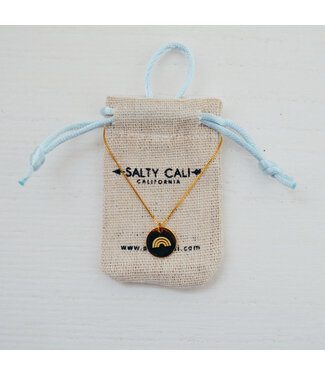 Salty Cali Gold Lil' Tokens Rainbow Necklace