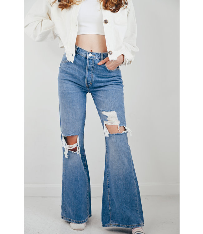 Free People Women's New Dawn Flare Jeans - Country Outfitter