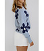 Blue Bloom Sweater