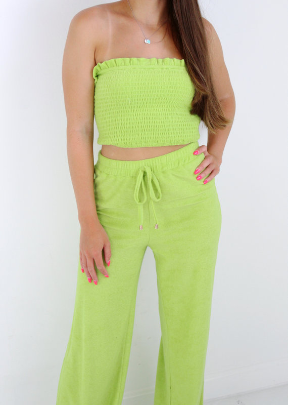 Terry Knit Tube Top