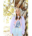 Janis Joplin LS Burnout Sweatshirt