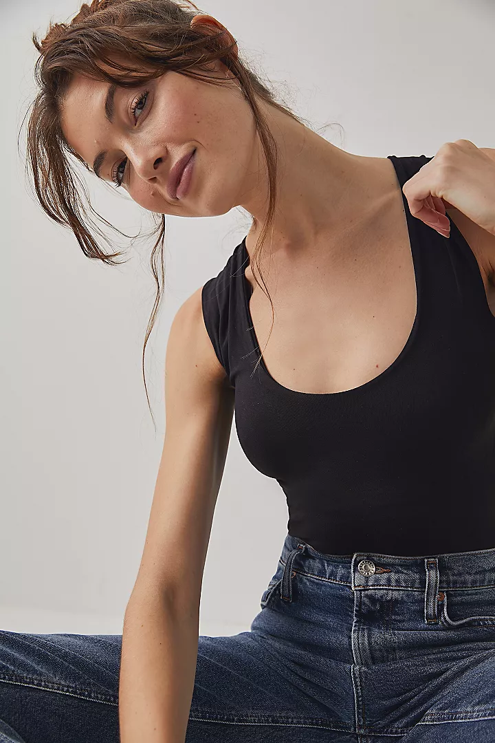 Clean Lines Muscle Cami, Forest Run