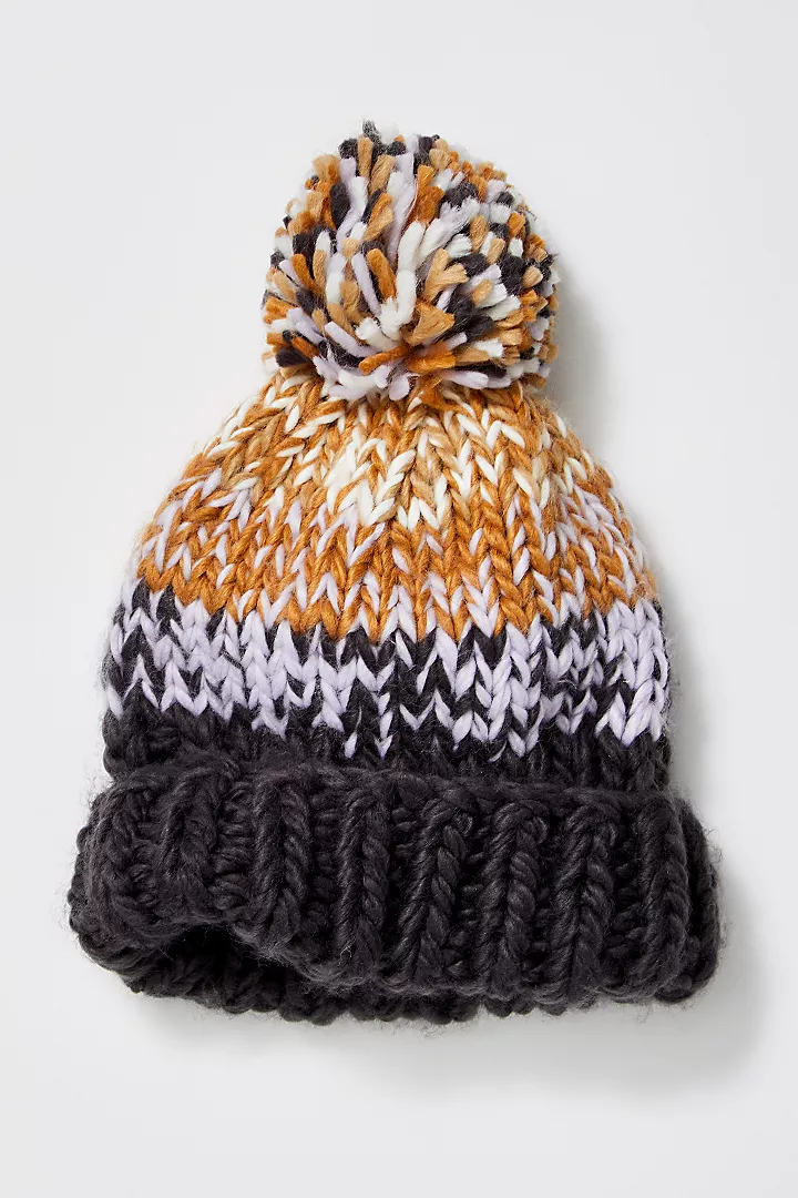 Tide Knit Pom Bean - Rochelle display picture 3