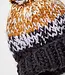 Tide Knit Pom Bean