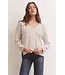 Wilder Cloud V-Neck LS Top