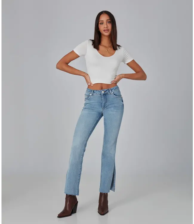 High Rise Bootcut Jeans