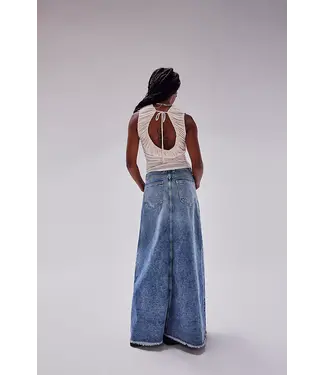 Free People Come As You Are Denim Maxi