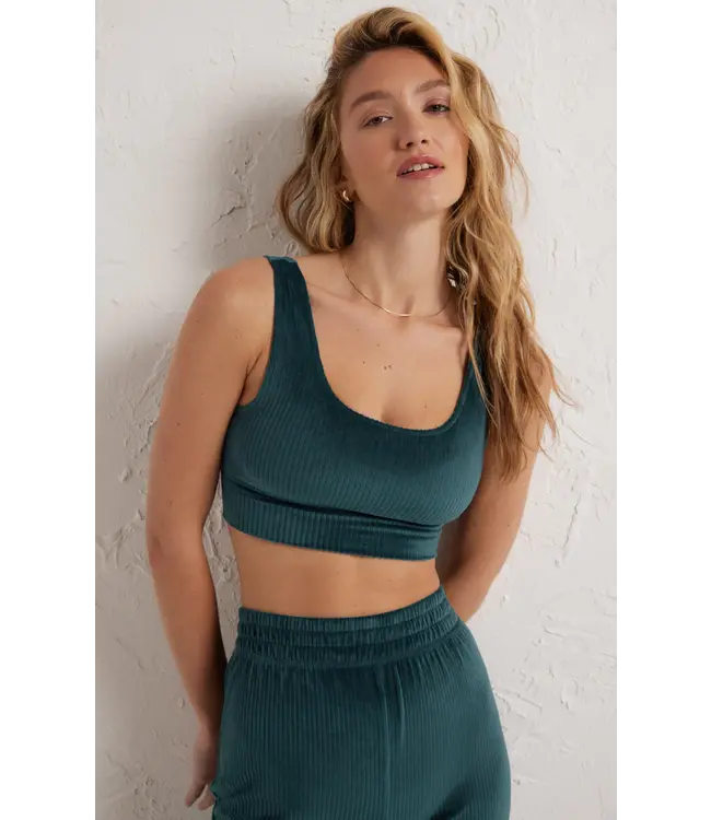 Zoe Velour Tank Bra