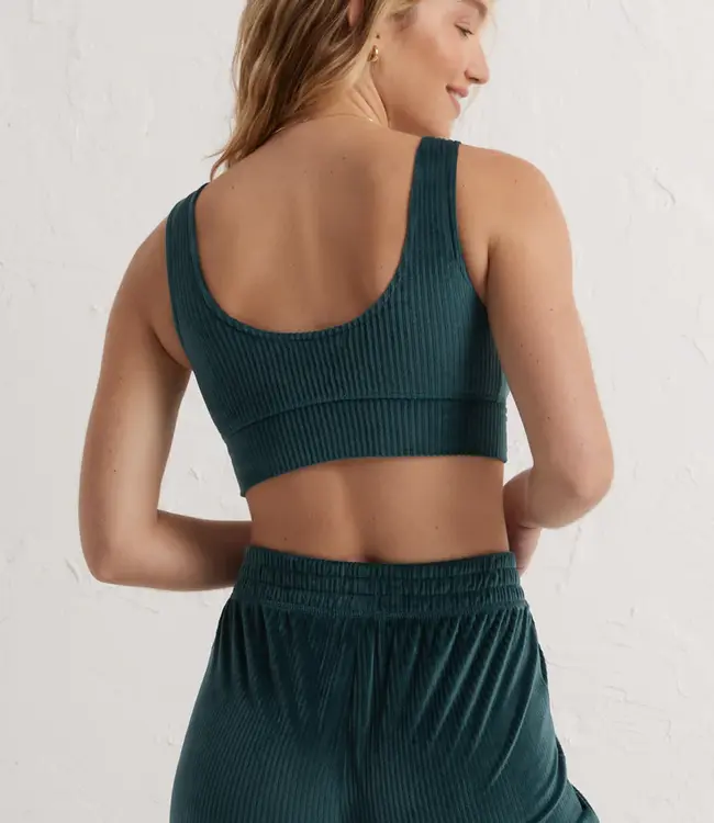Zoe Velour Tank Bra