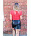 Ciera Leather Skirt