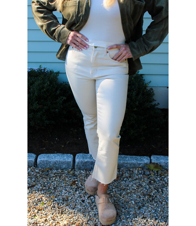 Shy Girl High Rise Crop Flare