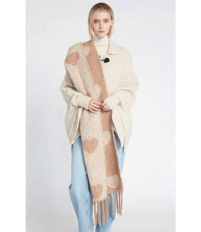 Love You Heart First Scarf