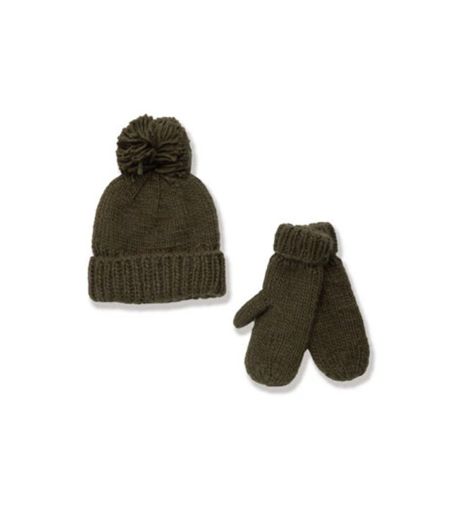 Oma's Hand Knit Pom Pom Hat