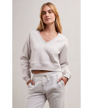 Z Supply Skimmer V-Neck Sweatshirt