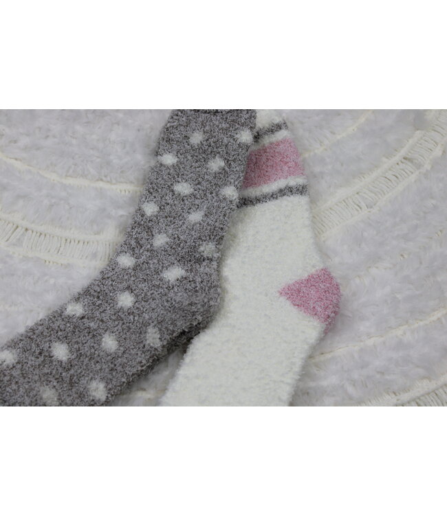 Pack Plush Dot Socks