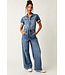Free People Edison Wide Leg Coverall