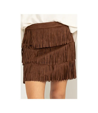 HYFVE Francesca Fringe Mini Skirt