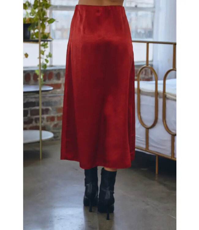 Flirty Flame Wrap Skirt