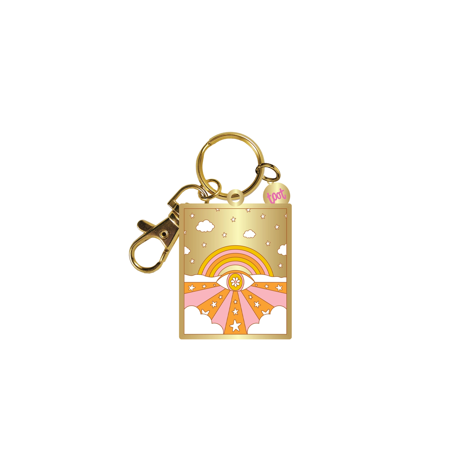 Moon Tarot Card Keychain