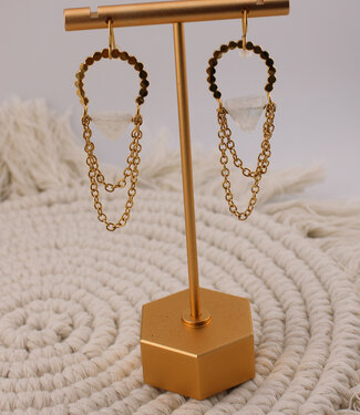 Gold Lilith Earrings (Handmade)