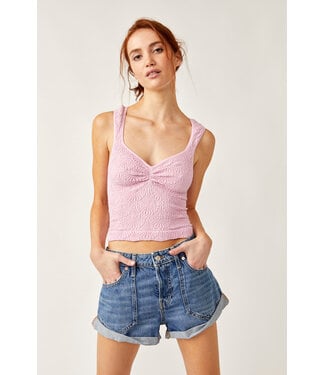 FREE PEOPLE Intimately - Last Dance Lace Halter Bralette in Pink
