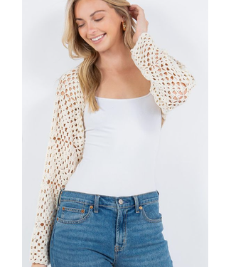 Kennedy Crocheted Shrug