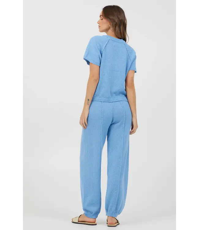 August Relaxed Rib Knit Pant