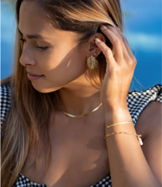 Salty Cali Herringbone Necklace