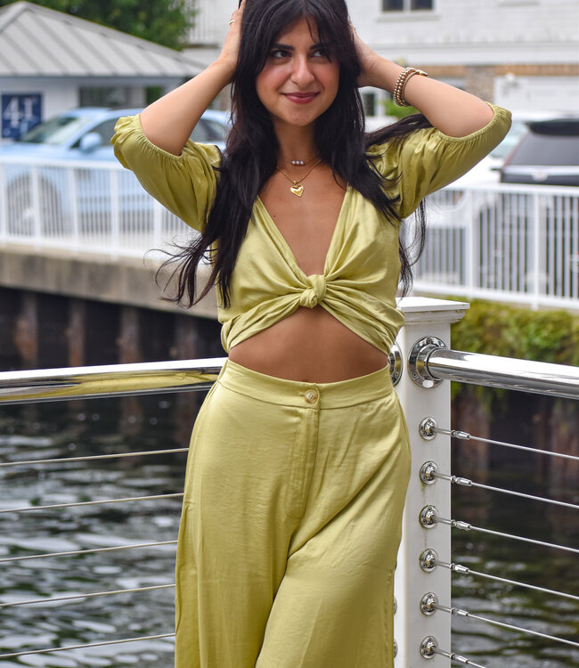 Maia Off Shoulder Tie Top