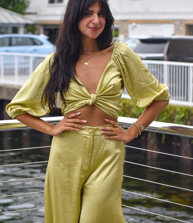 Maia Off Shoulder Tie Top