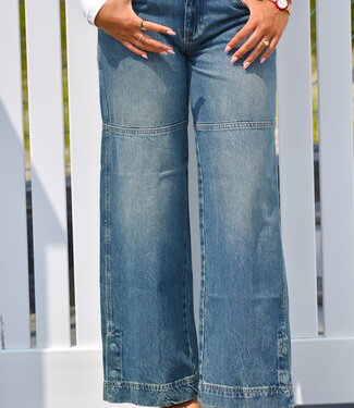 Free People Benji Relaxed Wide Leg Jeans