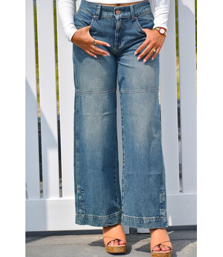 Free People Benji Relaxed Wide Leg Jeans