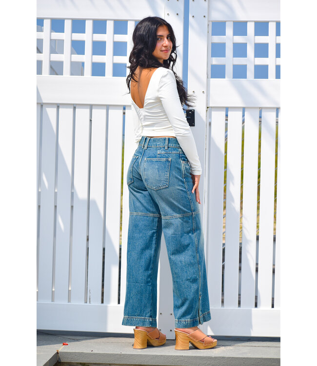 Benji Relaxed Wide Leg Jeans