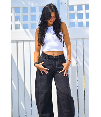 Free People Good Luck Mid Rise Barrel