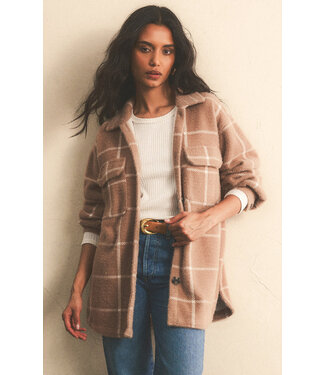 Z Supply Plaid Tucker Jacket