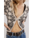 Geo Floral Cardi